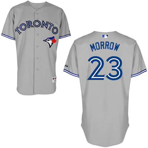Brandon Morrow #23 Youth Baseball Jersey-Toronto Blue Jays Authentic Road Gray Cool Base MLB Jersey